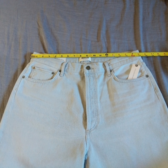 Agolde 90s Pinch Waist High Rise Loose Fit Jeans Haze - Picture 10 of 16